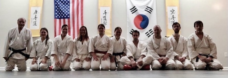 Korean Karate class group at Old Town Martial Arts